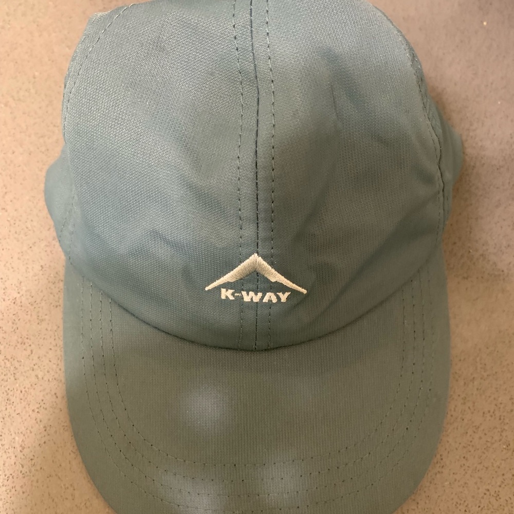 Green K way hat from South Africa